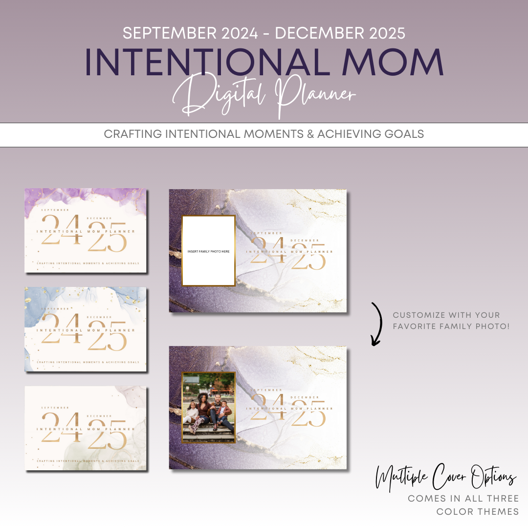 2024-2025 Intentional Mom Digital Planner-GoodNotes Digital Planner